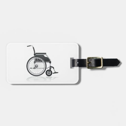 Rolstoel Bagage Labels (Voorkant horizontaal)