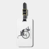 Rolstoel Bagage Labels (Voorkant verticaal)
