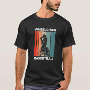  Rolstoel Basketbal Speler Parasports T-shirt