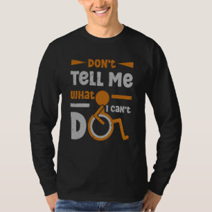 Rolstoel Been Amputatie Bewustzijn Amputatie Onder T-shirt