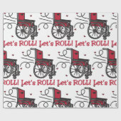 Rolstoel Cadeaupapier (Vlak)