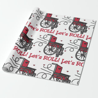 Rolstoel Cadeaupapier