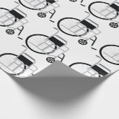 rolstoel cadeaupapier (Hoek)