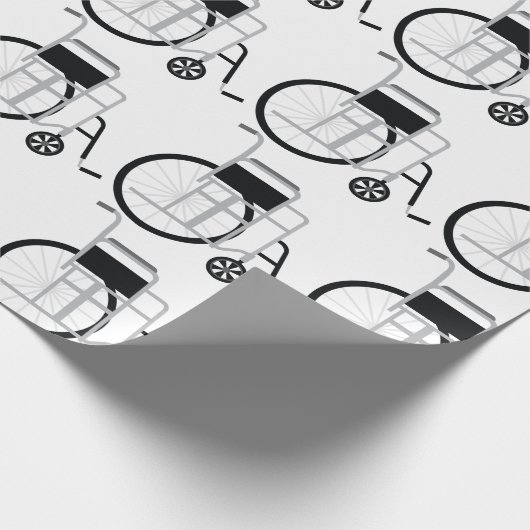 rolstoel cadeaupapier (Hoek)
