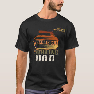 Rolstoel Curling School Club Team League Naam T-shirt