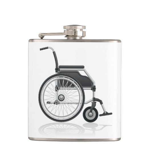 Rolstoel fles heupfles (Voorkant)