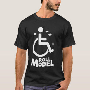 Rolstoel Gehandicapt Rolmodel T-shirt