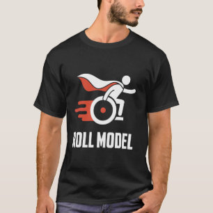 Rolstoel Gehandicapten Rolmodel T-shirt
