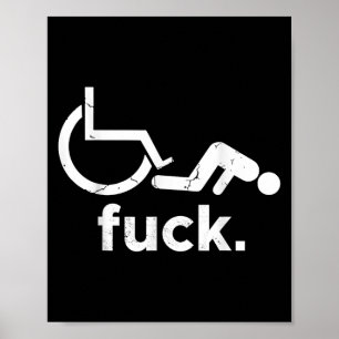 Rolstoel Humor Handicap Funny Meme - Rolstoel Poster