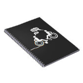 Rolstoel Joke Disability Unicorn Handicap Humor Notitieboek (Rechterzijde)