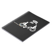Rolstoel Joke Disability Unicorn Handicap Humor Notitieboek (Linkerzijde)