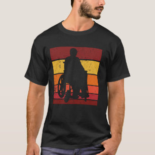 Rolstoel Retro - Rolstoel Handicap T-shirt