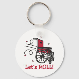 Rolstoel Sleutelhanger