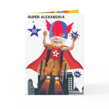 Rolstoel superheld meisje Flying Hero Birthday