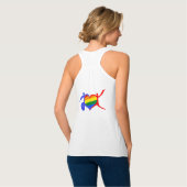 Rolstoel Trots Tank Top (Volledige Achterkant)