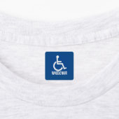 Rolstoel voor gehandicapten labels (Aangebracht)
