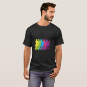 Rolstoelatleet Baseball Paralympics Sport Pop T-shirt (Voorkant volledig)