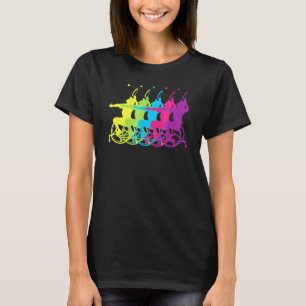 Rolstoelatleet Tennisspeler Paralympics T-shirt