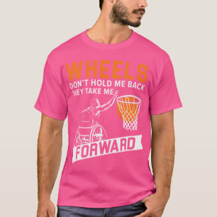 Rolstoelbasketbalspeler met een handicap H T-shirt