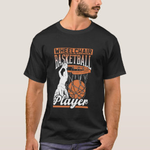 Rolstoelbasketbalspeler Sport Rolstoelbas T-shirt