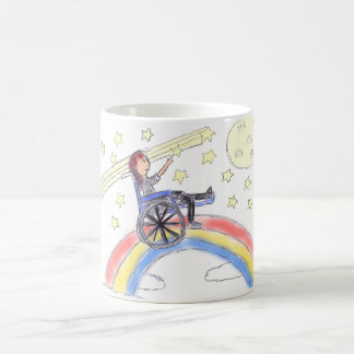 Rolstoeldromen - boven de regenboog koffiemok