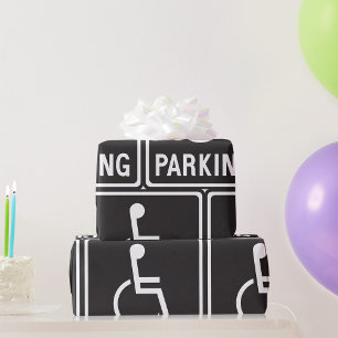 Rolstoelparkeersymbool Cadeaupapier