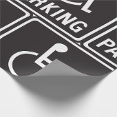 Rolstoelparkeersymbool Cadeaupapier