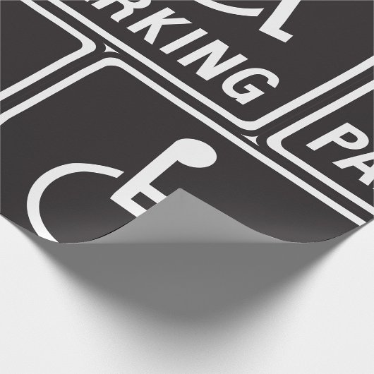Rolstoelparkeersymbool Cadeaupapier