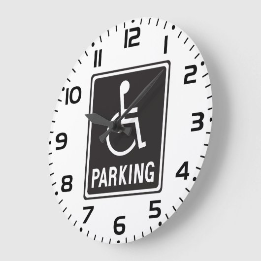 Rolstoelparkeersymbool Grote Klok (Hoek)