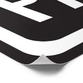 Rolstoelparkeersymbool Poster (Hoek)