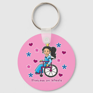 Rolstoelprinses Sleutelhanger