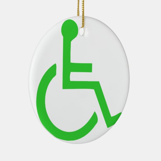 Rolstoelsymbool Keramisch Ornament (Rechts)