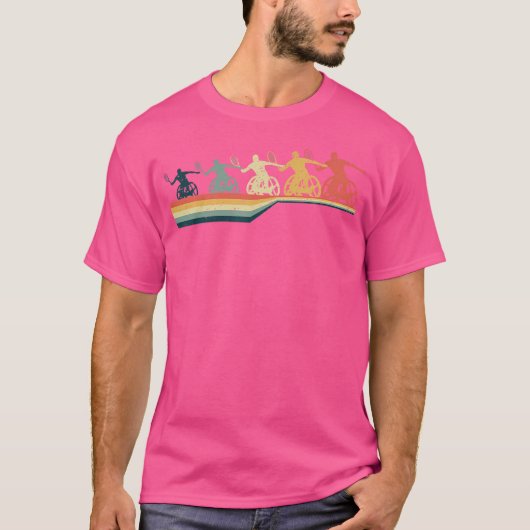 Rolstoeltennis grappig t-shirt (Voorkant)