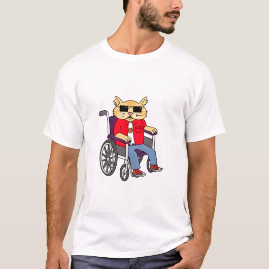 rolstoeltje t-shirt (Voorkant)