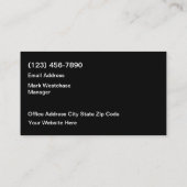 Rolstoelvervoer met dubbele zijkanten Visitekaartj Visitekaartje (Achterkant)