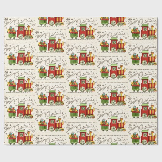  roltraangetjes voor kerstmis cadeaupapier (Vlak)