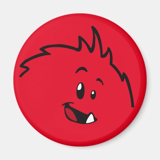 Roly-Poly Monster Magnet (Versie gezicht) (Voorkant)