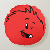 Roly-Poly Monster-Sierkussen Rond Kussen (Voorkant)