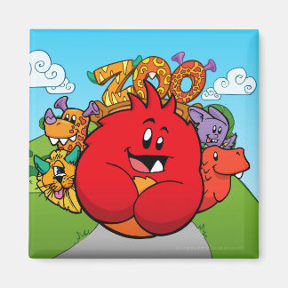 Roly-Poly Monster "Zoo" Magnet