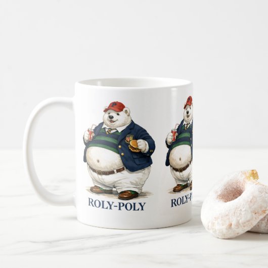 Roly Poly Mug Koffiemok (Met donut)
