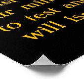 Rom 12:2 Goddelijk licht omringt Jezus Poster (Hoek)