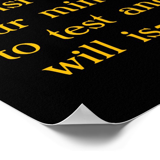 Rom 12:2 Goddelijk licht omringt Jezus Poster (Hoek)