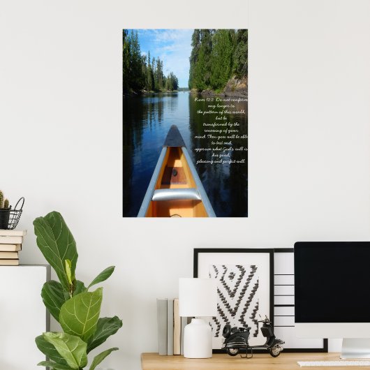 Rom 12:2 niet meer in overeenstemming poster (Thuiskantoor)