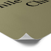 Rom 5:8 Zwarte en gele kanarie spotvogels Poster (Hoek)