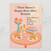 Rom-Com Brunch Book Club Birthday Party Kaart (Voorkant)