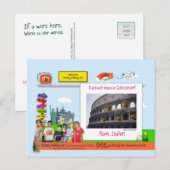 Rom, Italiaans Briefkaart (Voorkant / Achterkant)