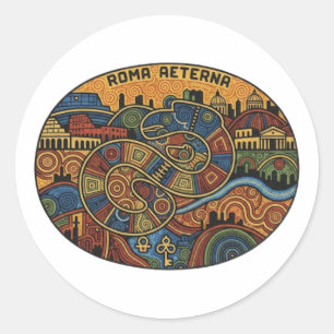 ROM RONDE STICKER