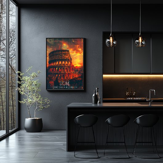 Roma Belleza Eterna en la Ciudad Eterna Perfect Poster