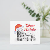 Roma Buon Natale Feestdagenkaart (Staand voorkant)