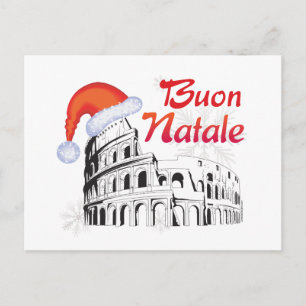 Roma Buon Natale Feestdagenkaart